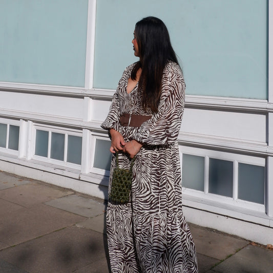 WHIMSY172 - handmade beaded jade bucket bag