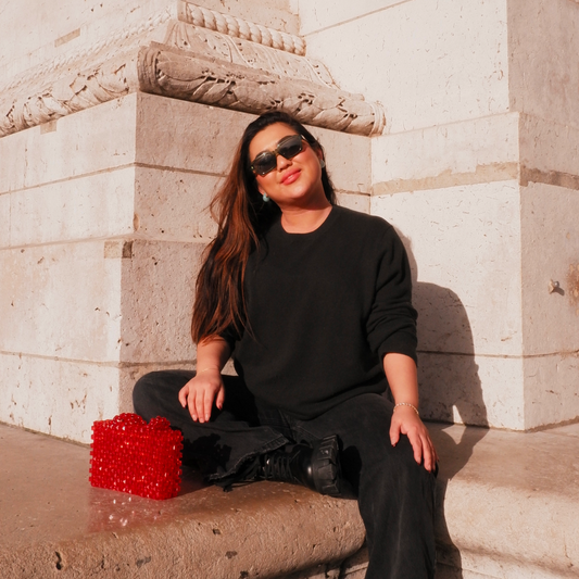 WHIMSY039 - structured red bag